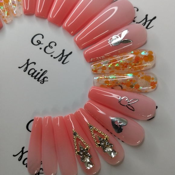 Press on nails (long coffin) - Picture 2 of 2